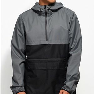 black and grey windbreaker from empyre